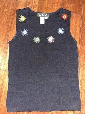 Y2K Embellished Tank Top